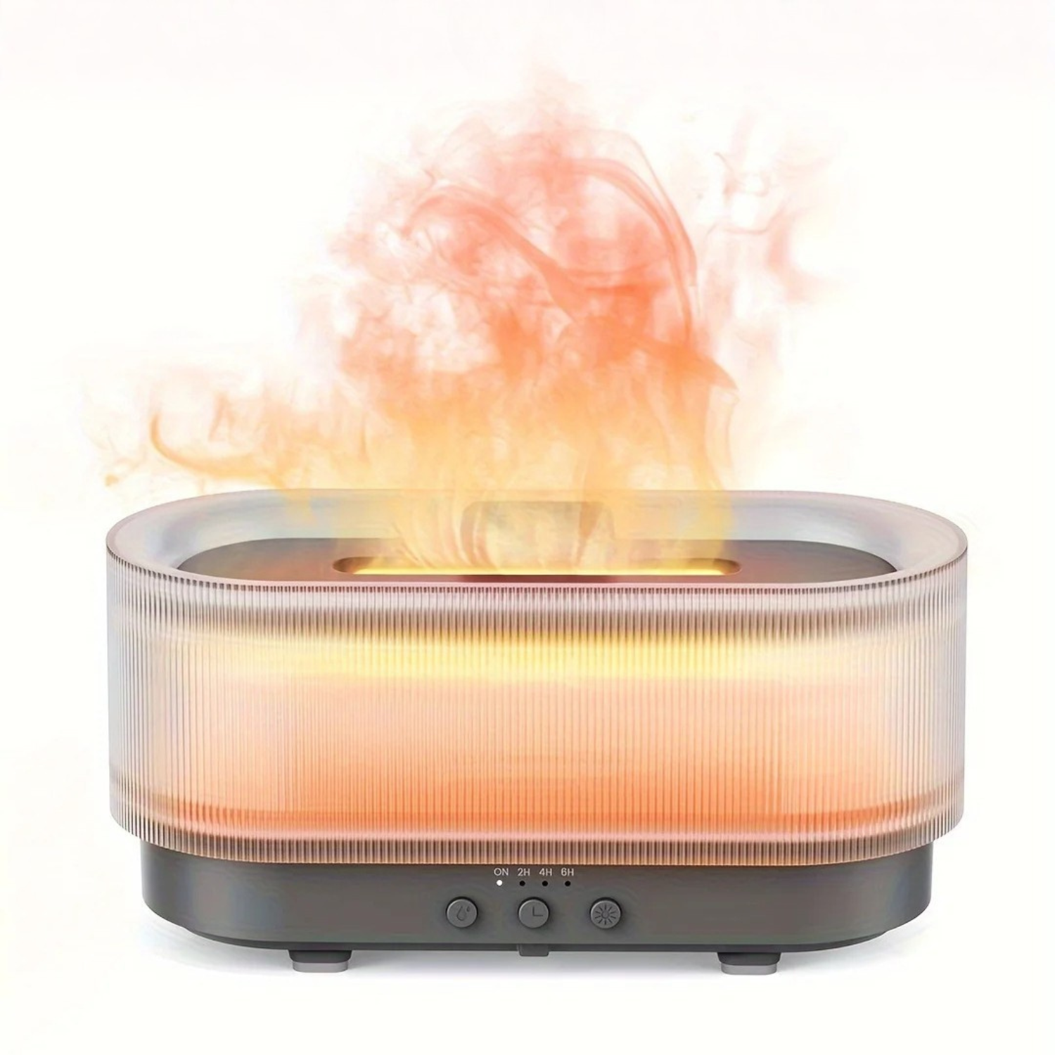 Air Flame Humidifier – 3D Flame Effect Aroma Diffuser | Cool Mist, Essential Oils & Night Light