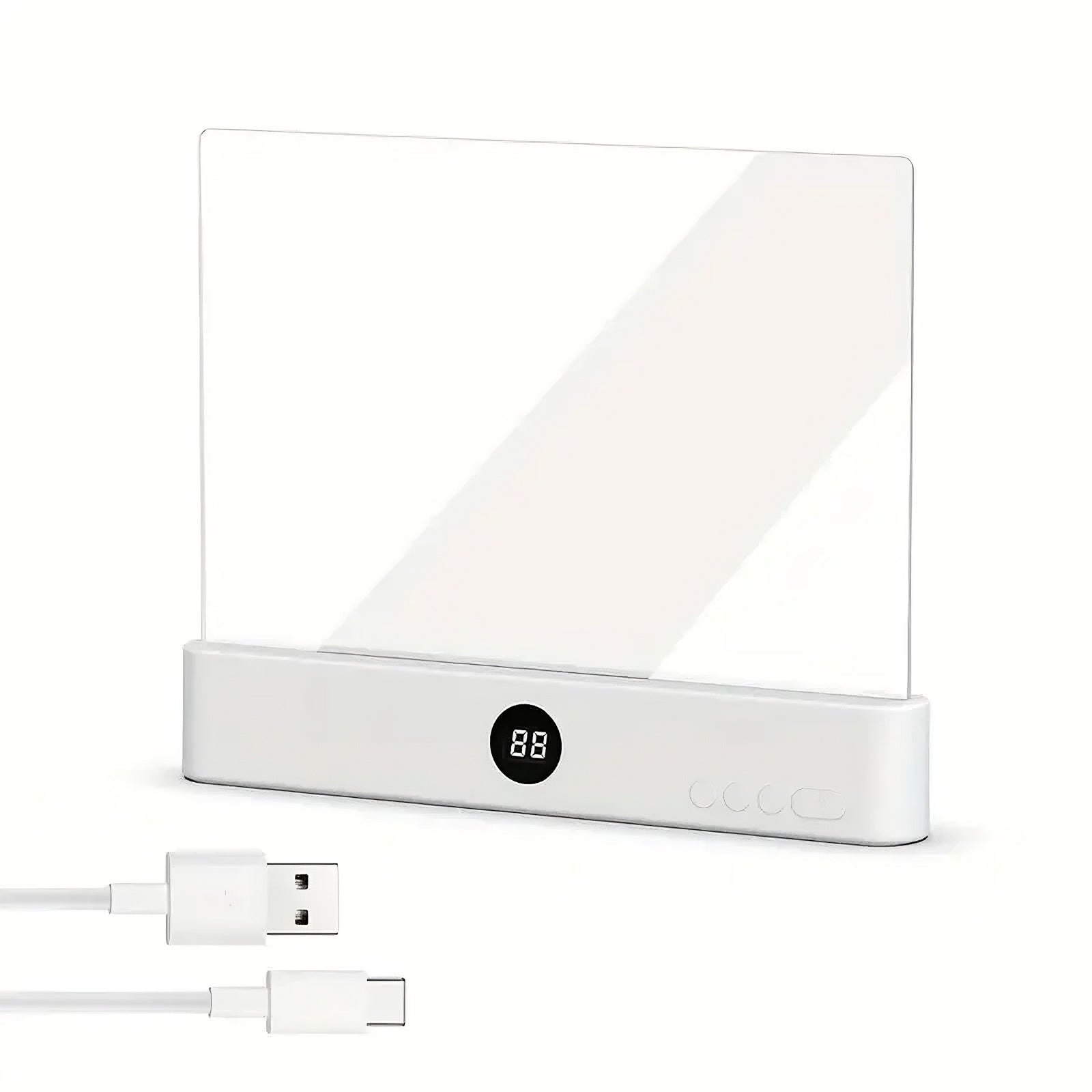 Smart LED Book Light – Rechargeable, Eye Protection, Adjustable Brightness for Night Reading