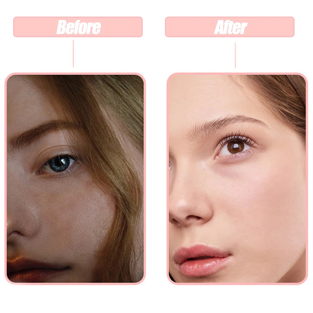 LED Car Makeup Mirror with Adjustable Light – Touch Control Vanity Mirror for On-The-Go Glam