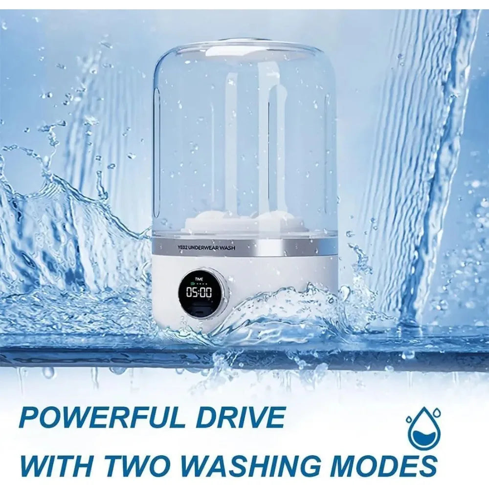 Portable Mini Washing Machine — Rechargeable, Compact, and Perfect for Small Loads